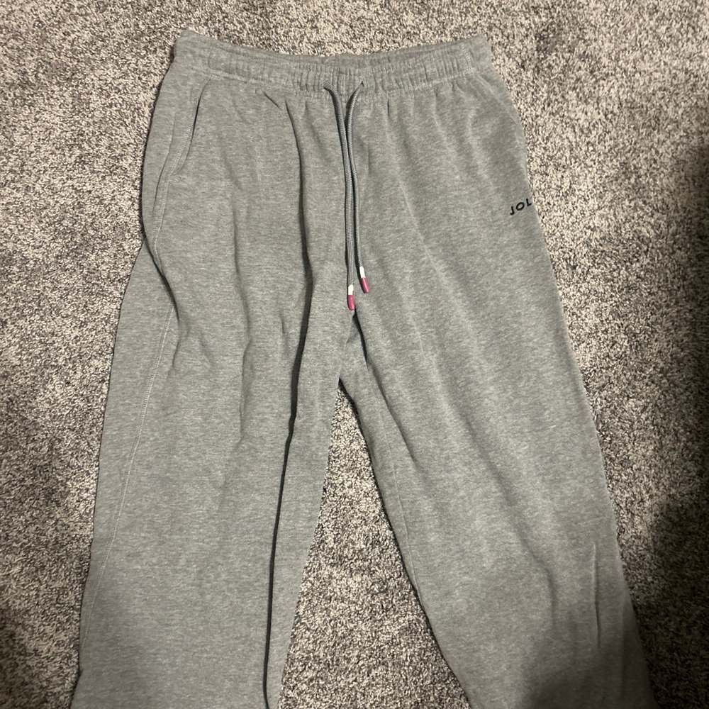 Gray Joggers with Drawstring